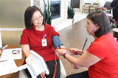 blood pressure at event