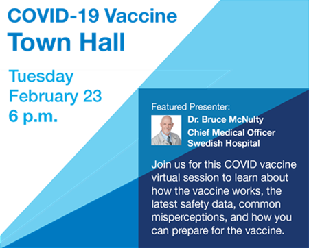 SH COVID-19 Vaccine Town Hall Invite